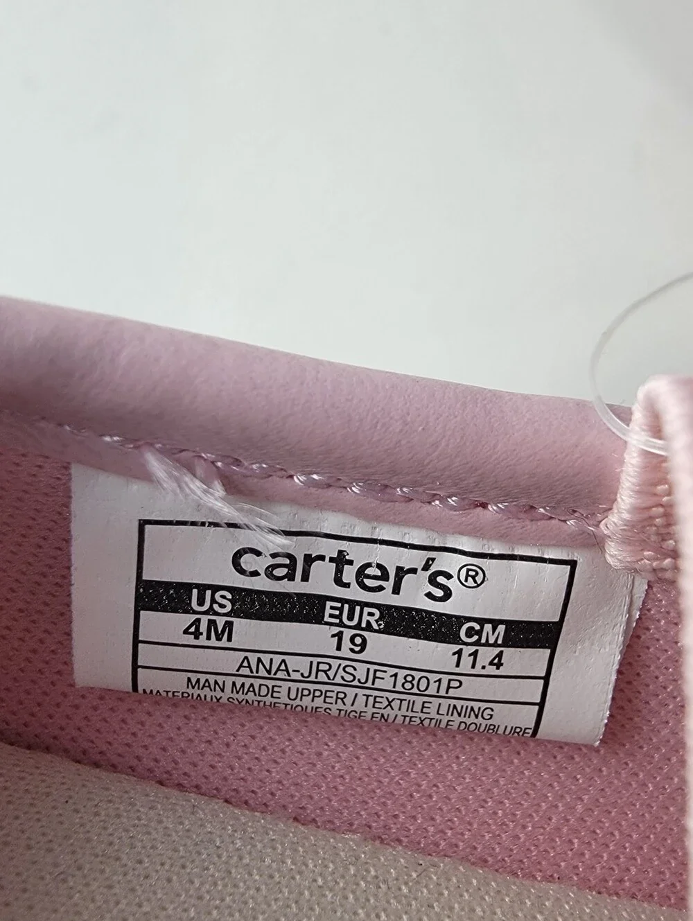 Lot of 2 Pairs Slip On Toddler Shoes Size 4 Carter's Ballet Flat W/ Bow, OshKosh
